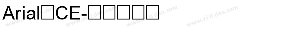Arial CE字体转换